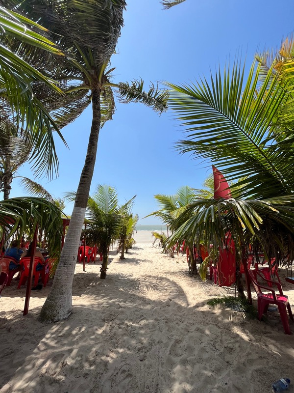 Barraca de praia na Avenida Litorânea, em São Luís