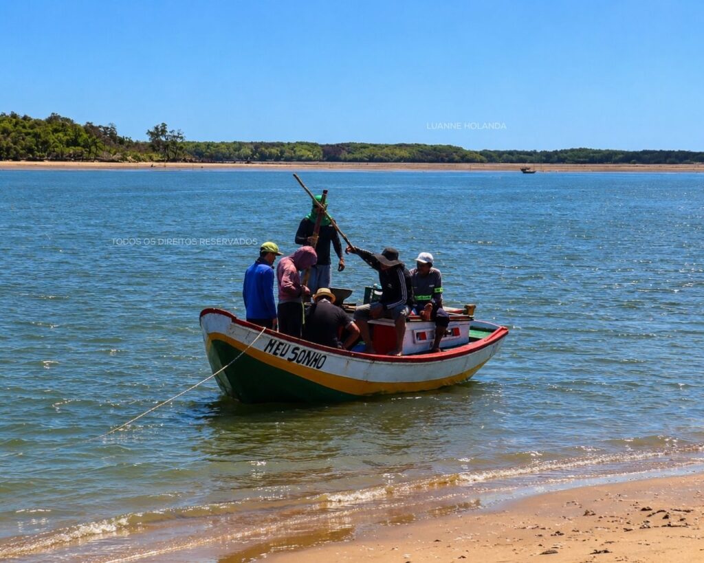 Passeio de barco em São José de Ribamar — foto de Luanne Holanda