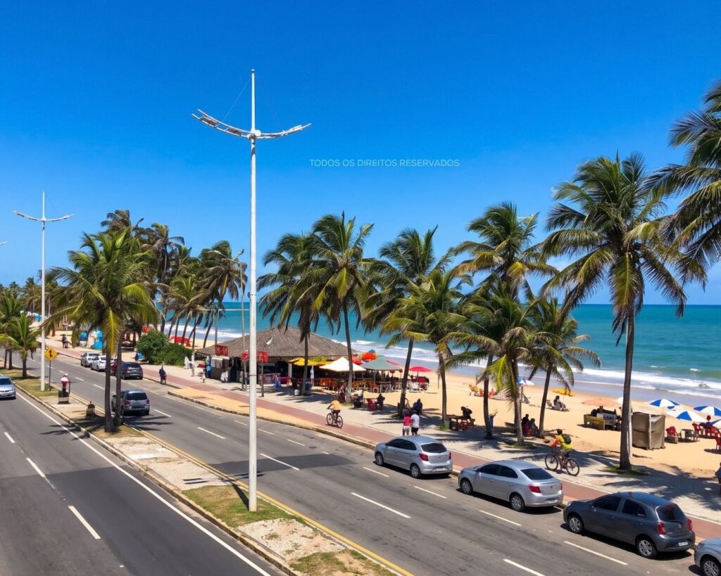Praia em São Luís — foto de Luanne Holanda