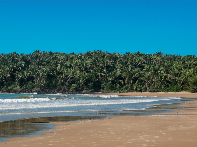 Praia preservada em São Luís