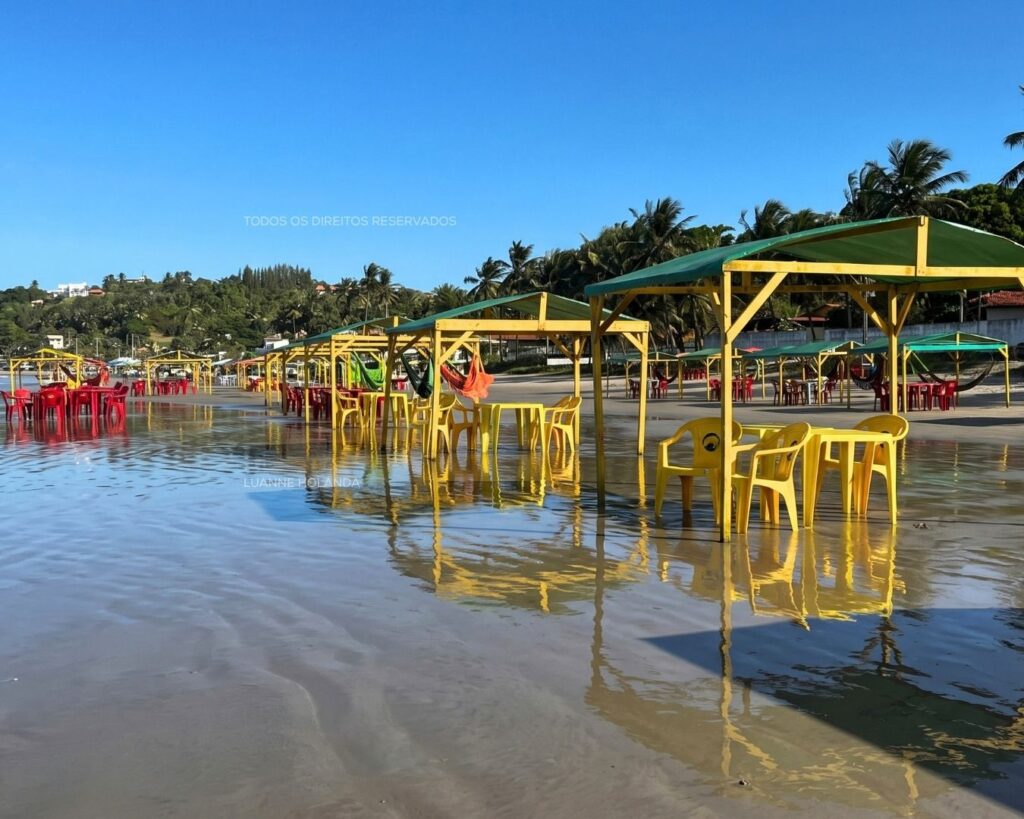 Praia em São José de Ribamar — foto de Luanne Holanda