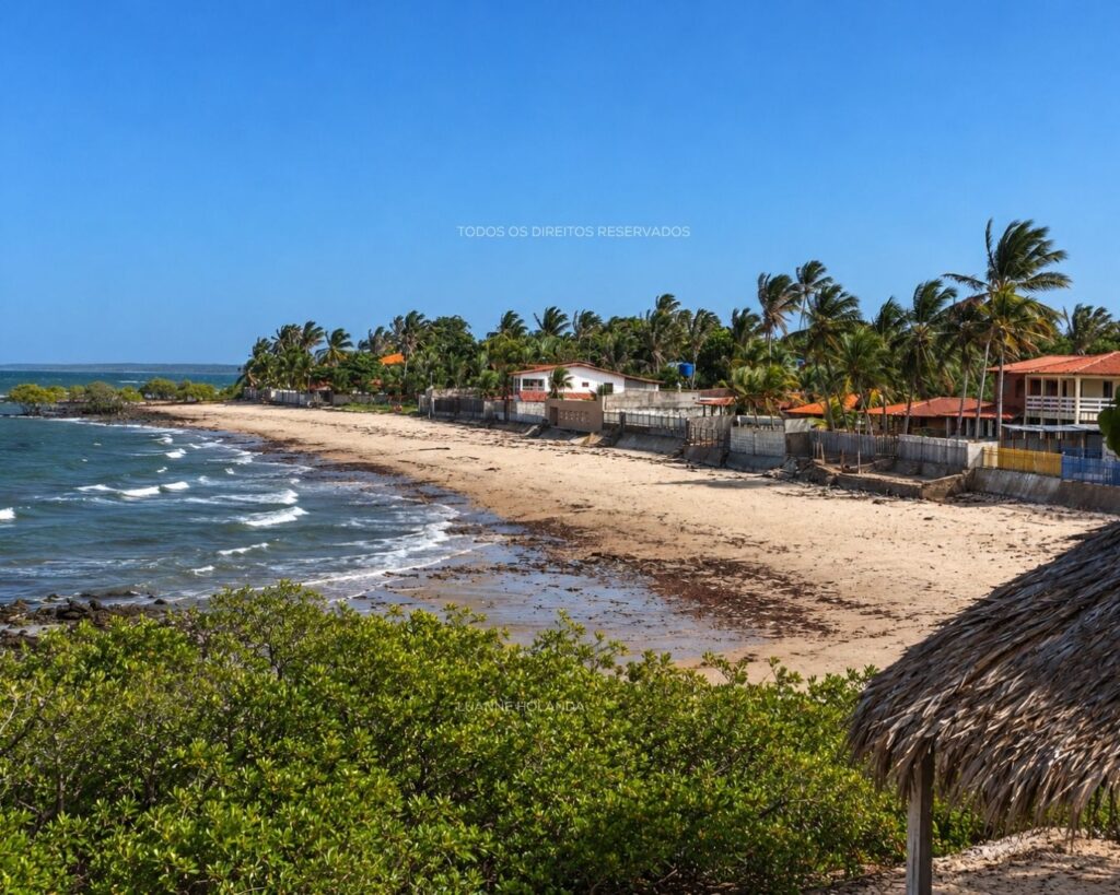 Praia em São José de Ribamar — foto de Luanne Holanda