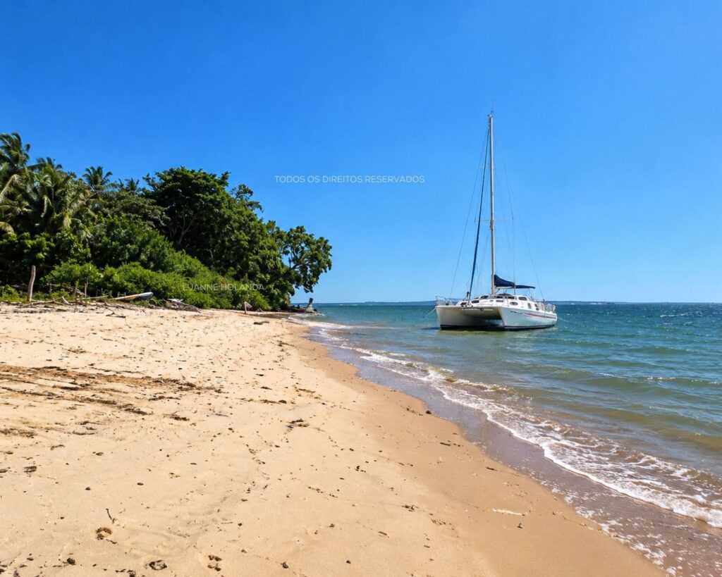 Praia em São José de Ribamar — foto de Luanne Holanda