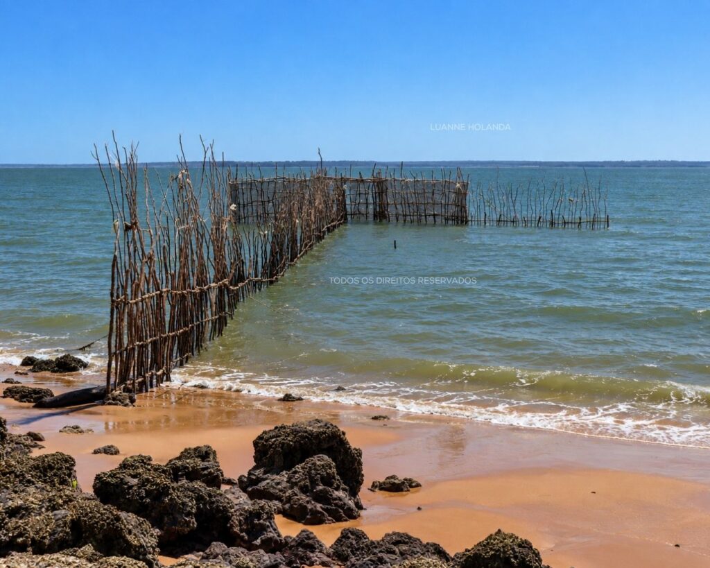 Praia em São José de Ribamar — foto de Luanne Holanda
