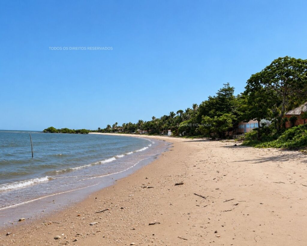 Praia em São José de Ribamar — foto de Luanne Holanda