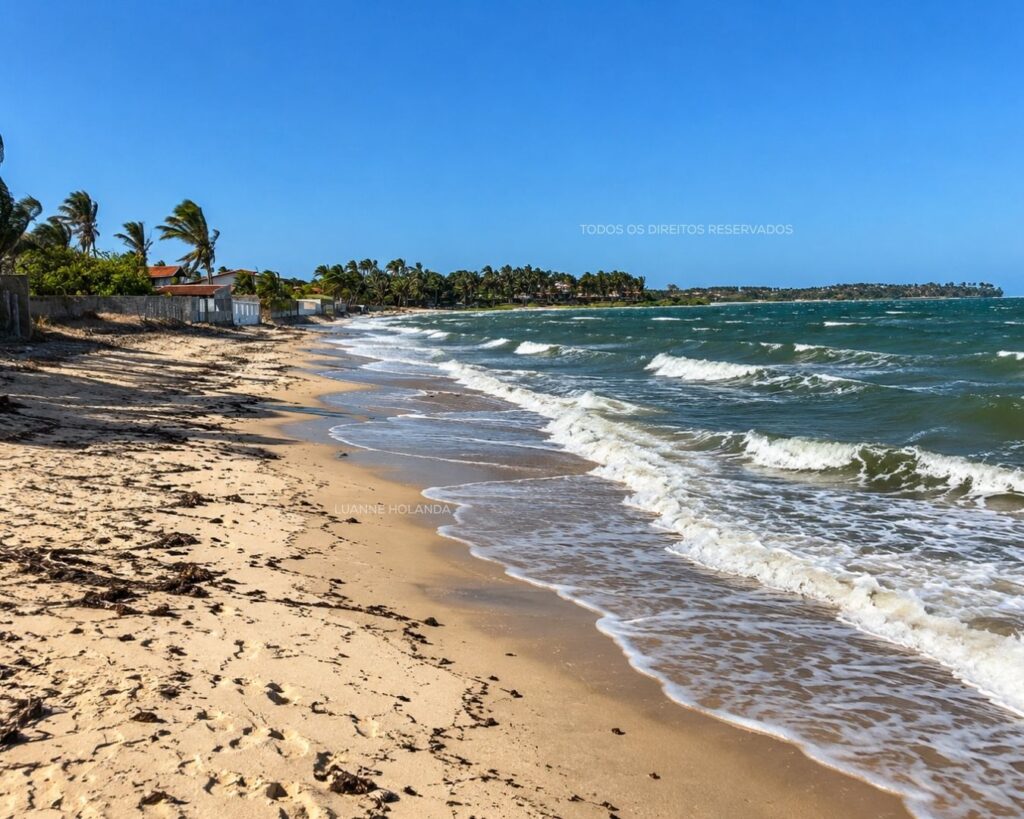 Praia em São José de Ribamar — foto de Luanne Holanda