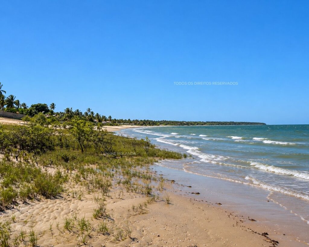 Praia em São José de Ribamar — foto de Luanne Holanda