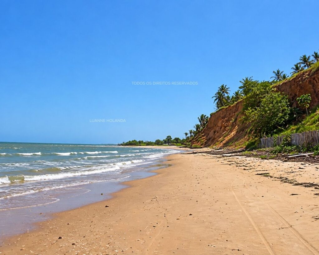 Praia em São José de Ribamar — foto de Luanne Holanda