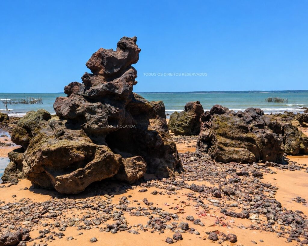 Praia em São José de Ribamar — foto de Luanne Holanda