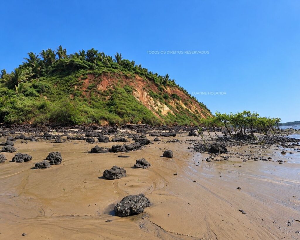 Praia em São José de Ribamar — foto de Luanne Holanda