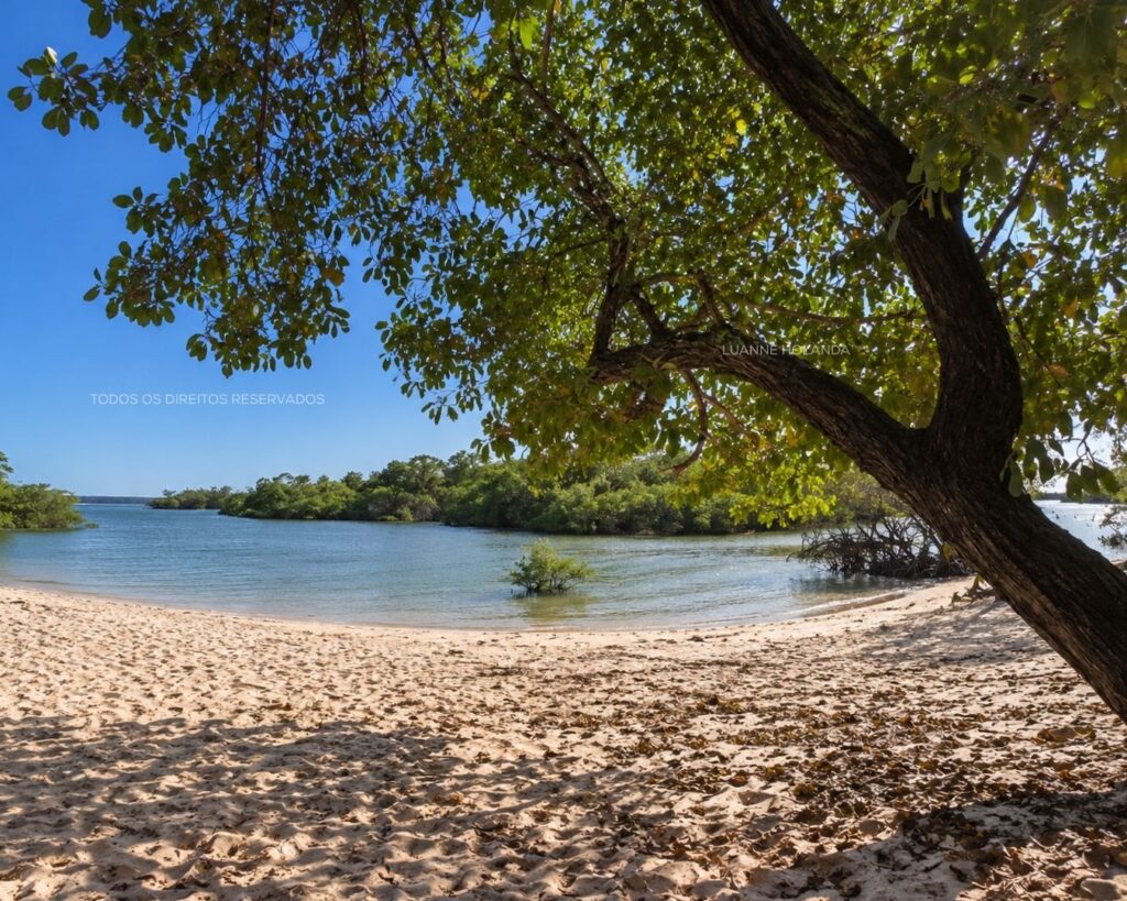 Praia em São José de Ribamar — foto de Luanne Holanda
