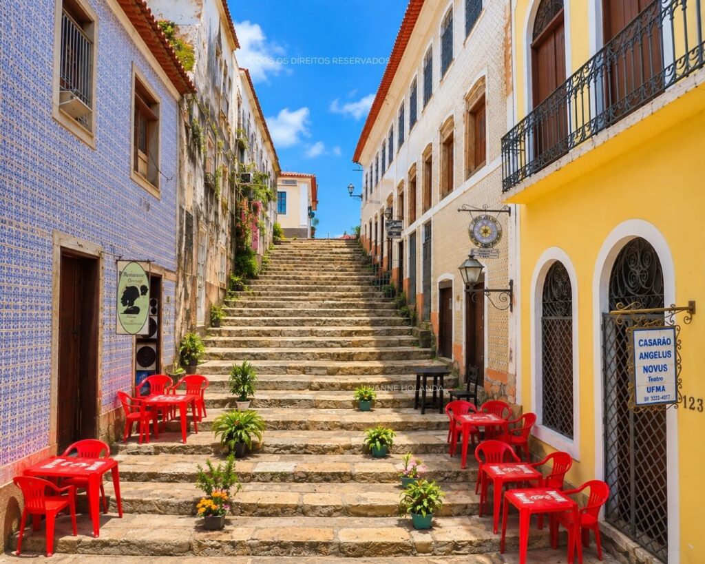 Ruas e praças do Centro Histórico de São Luís — foto de Luanne Holanda