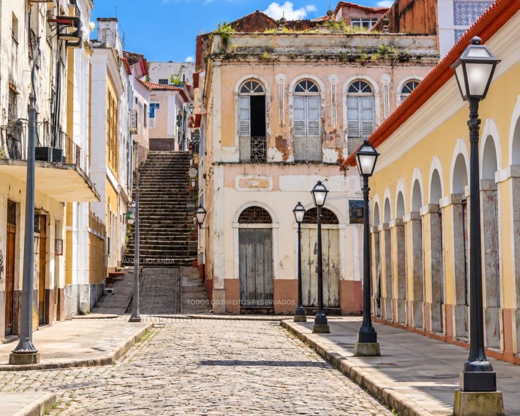 Ruas e praças do Centro Histórico de São Luís — foto de Luanne Holanda