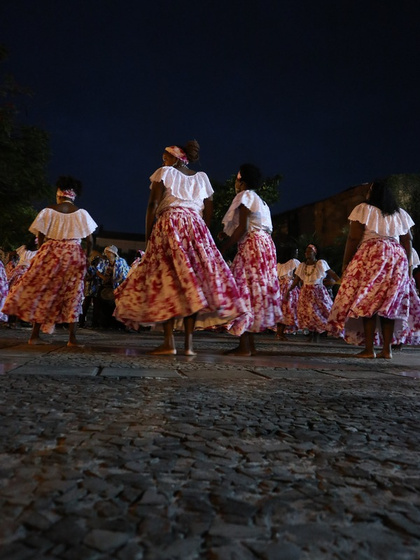 Tambor de crioula no Centro Histórico de São Luís